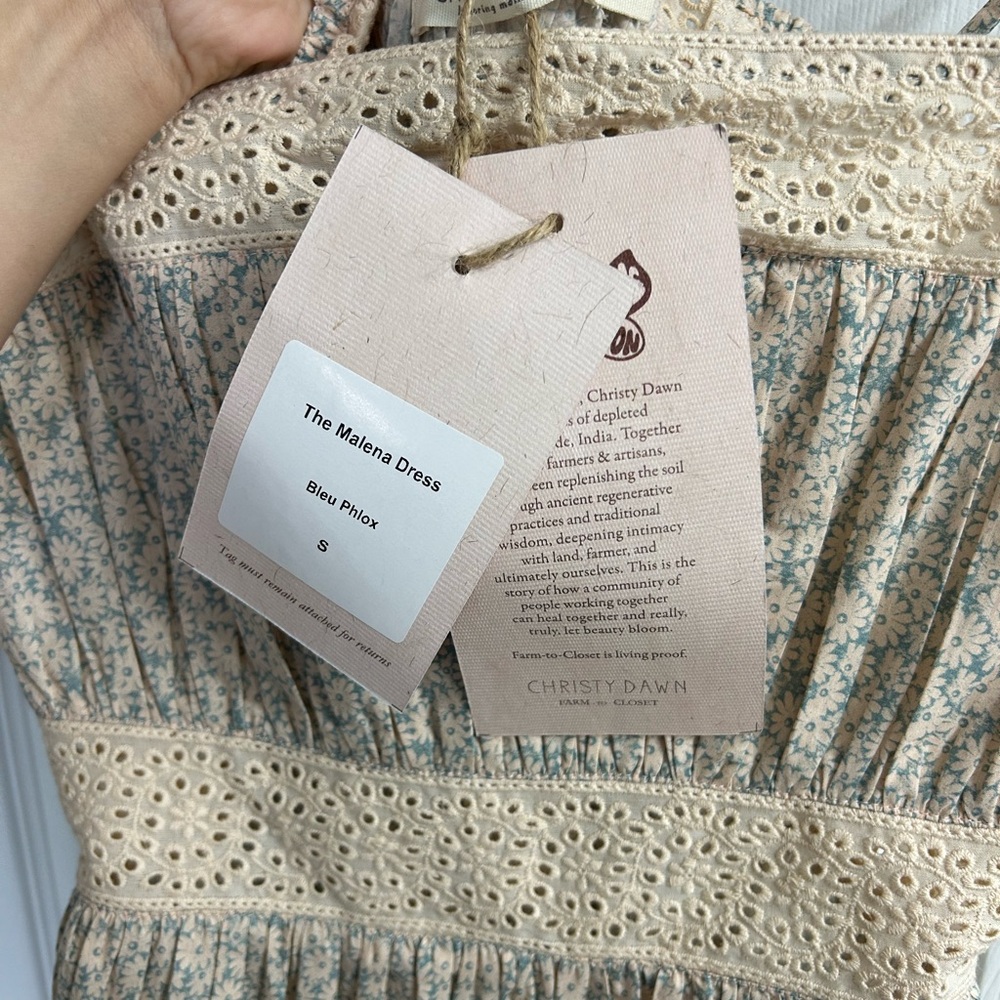 SOLD- NWT- Christy dawn Malena dress in Bleu phlox - Picture 10 of 13